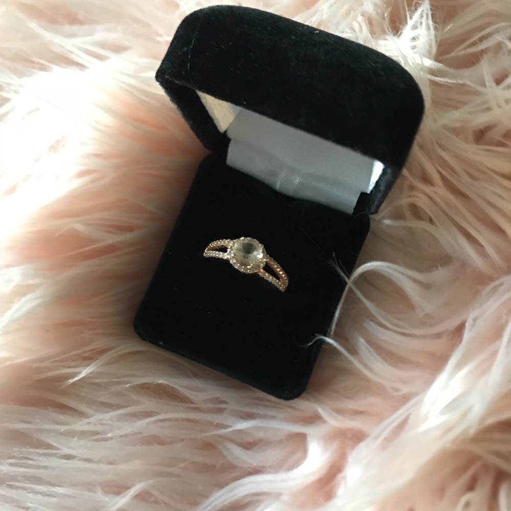 1.65CT Morganite Diamond Engagement/Promise Ring